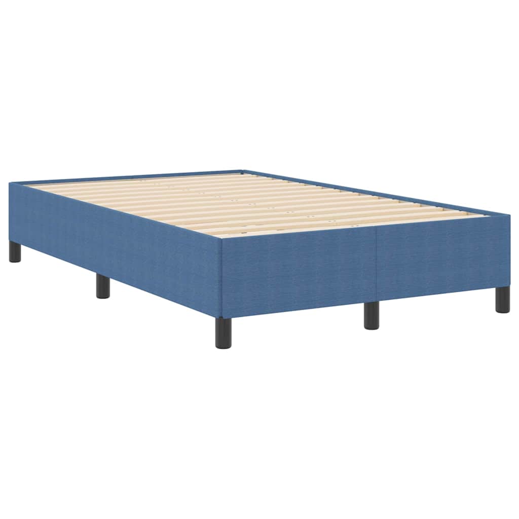 Box spring seng Blå 120 x 200 cm Velourstof
