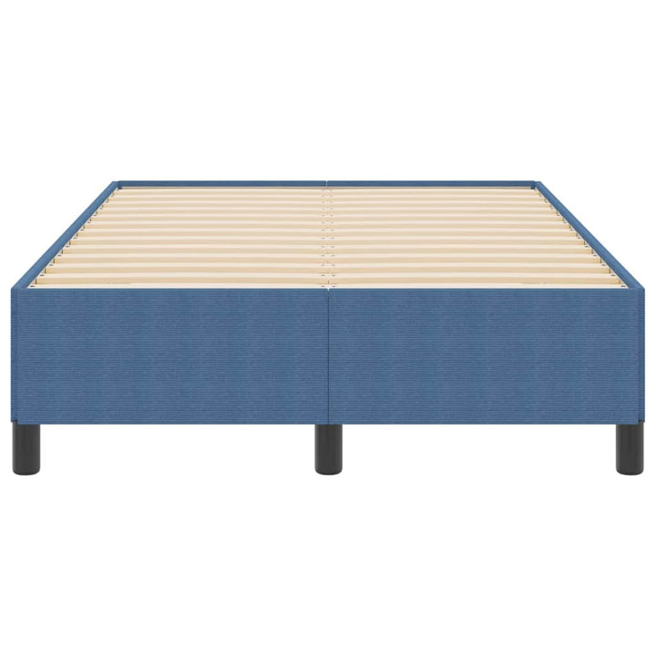 Box spring seng Blå 120 x 200 cm Velourstof