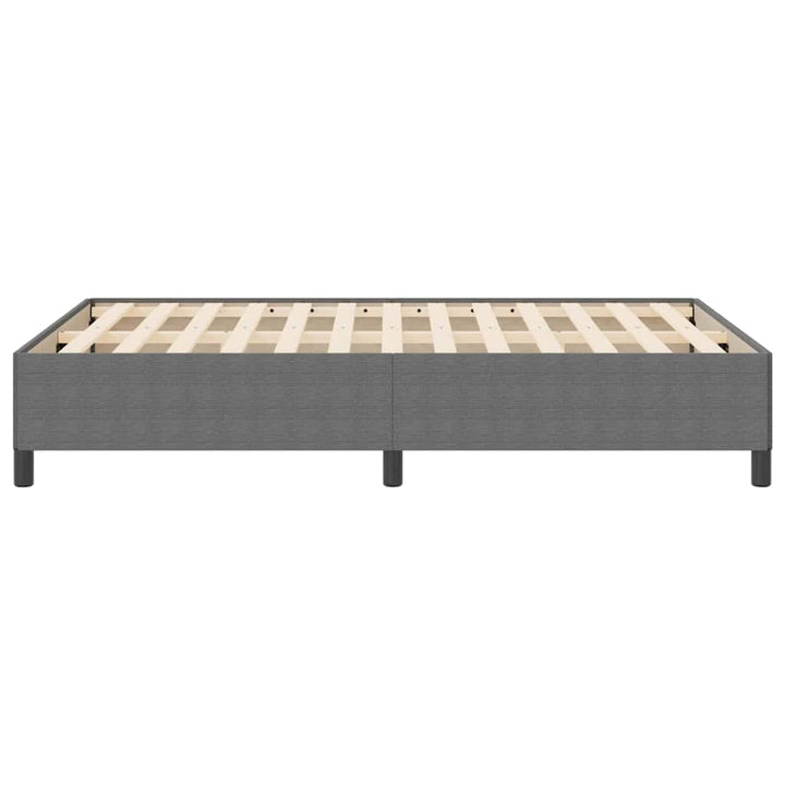 Box spring seng Lysegrå 140 x 190 cm Velourstof