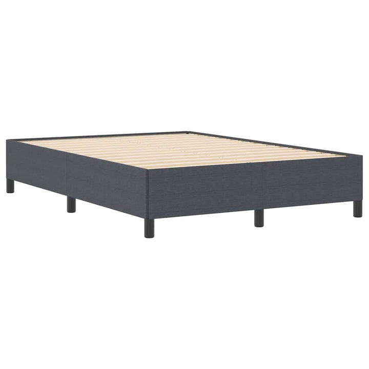 Box spring seng Mørkegrå 140 x 190 cm Velourstof