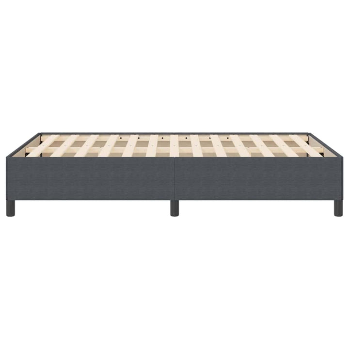 Box spring seng Mørkegrå 140 x 190 cm Velourstof