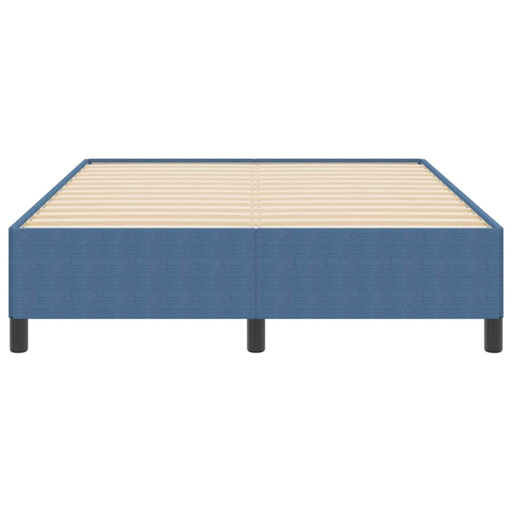 Box spring seng Blå 140 x 200 cm Velourstof