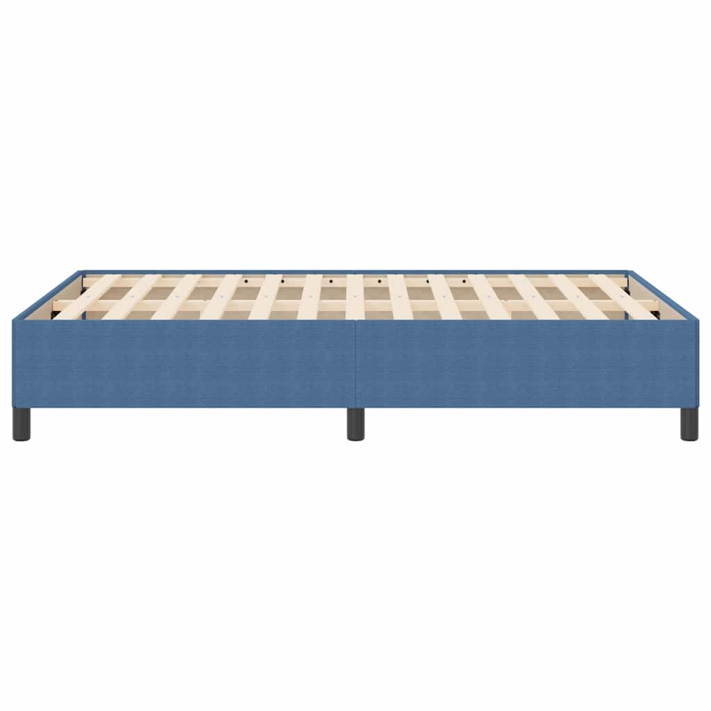 Box spring seng Blå 140 x 200 cm Velourstof