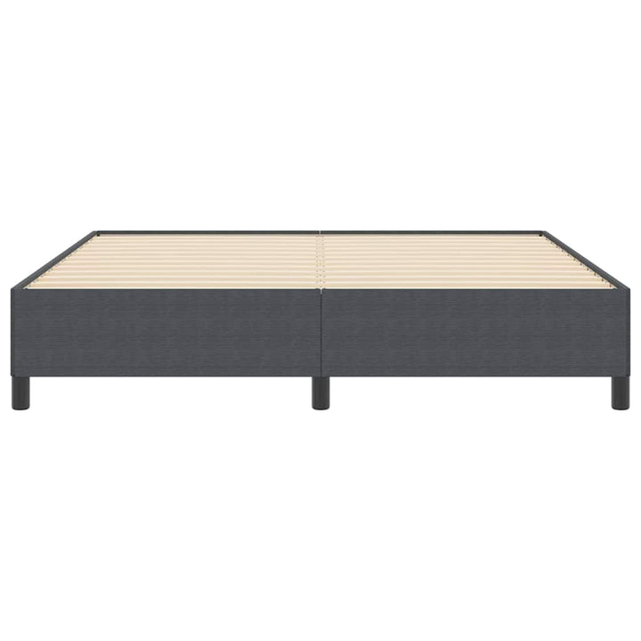 Box spring seng Mørkegrå 180 x 200 cm Velourstof