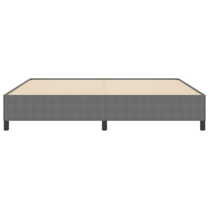 Box spring seng Lysegrå 200 x 200 cm Velourstof
