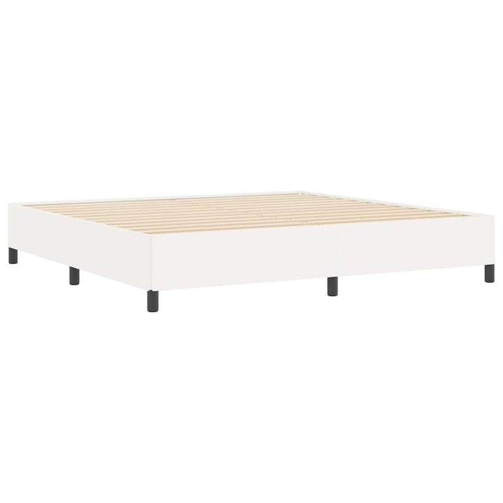 Box spring seng Cremefarvet 200 x 200 cm Velourstof