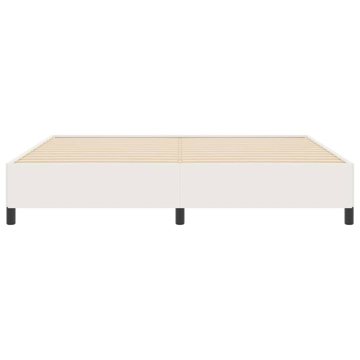 Box spring seng Cremefarvet 200 x 200 cm Velourstof