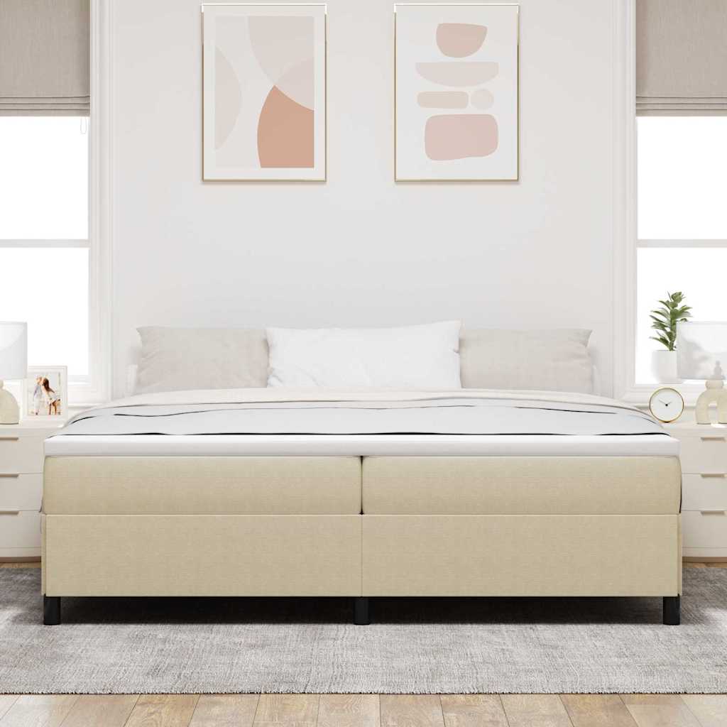 Box spring seng Grågrøn 200 x 200 cm Velourstof