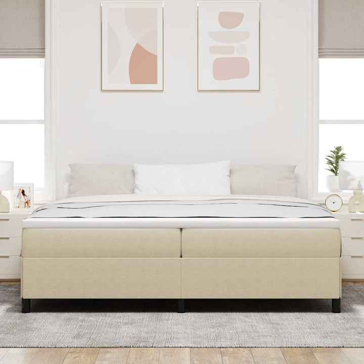 Box spring seng Grågrøn 200 x 200 cm Velourstof