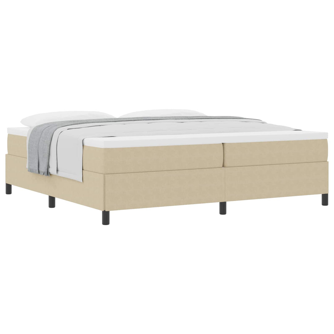 Box spring seng Grågrøn 200 x 200 cm Velourstof