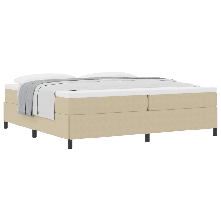 Box spring seng Grågrøn 200 x 200 cm Velourstof
