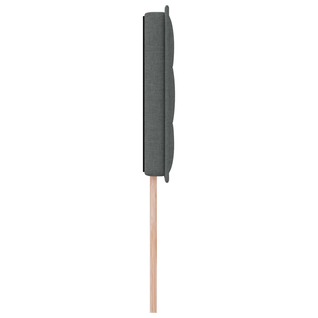 Hovedgærde Mørkegrå 80 cm Stof