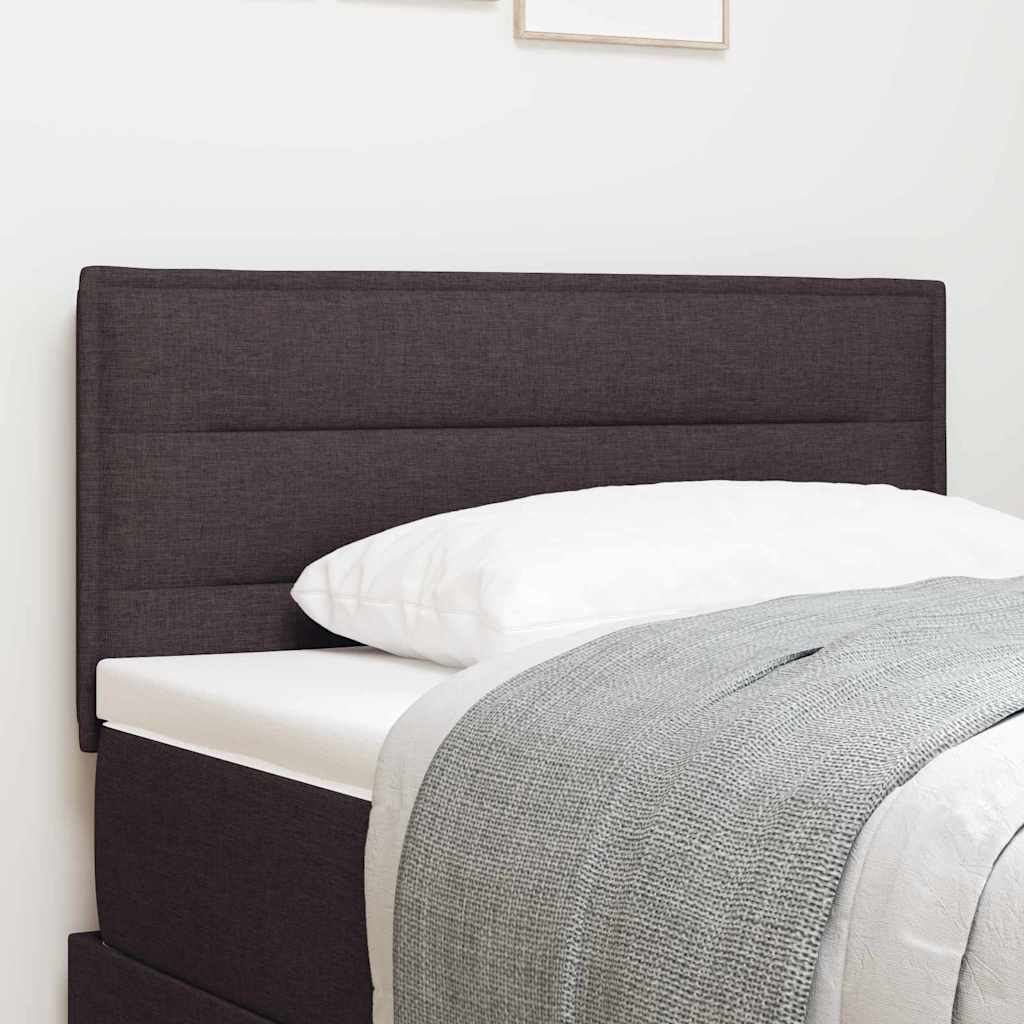 Hovedgærde Mørk Brun 80 cm Stof
