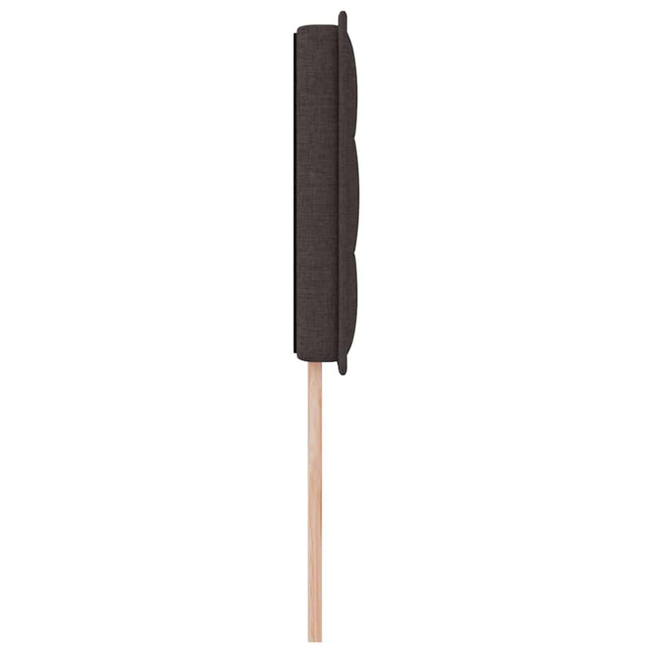 Hovedgærde Mørk Brun 90 cm Stof