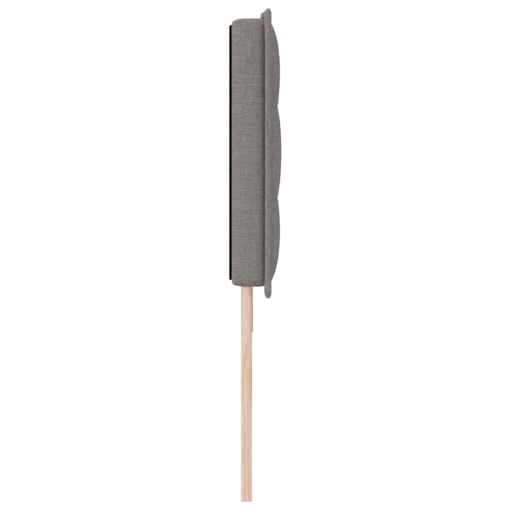 Hovedgærde Gråbrun 180 cm Stof