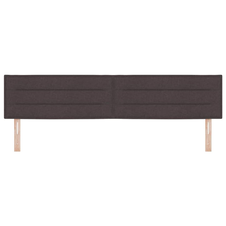 Hovedgærde Mørk Brun 200 cm Stof