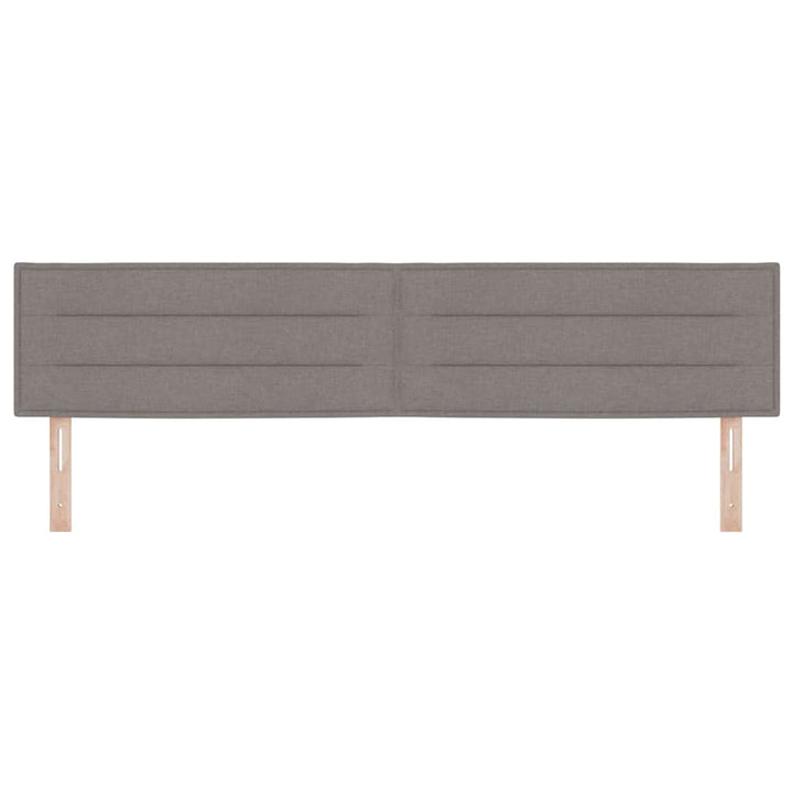 Hovedgærde Gråbrun 200 cm Stof
