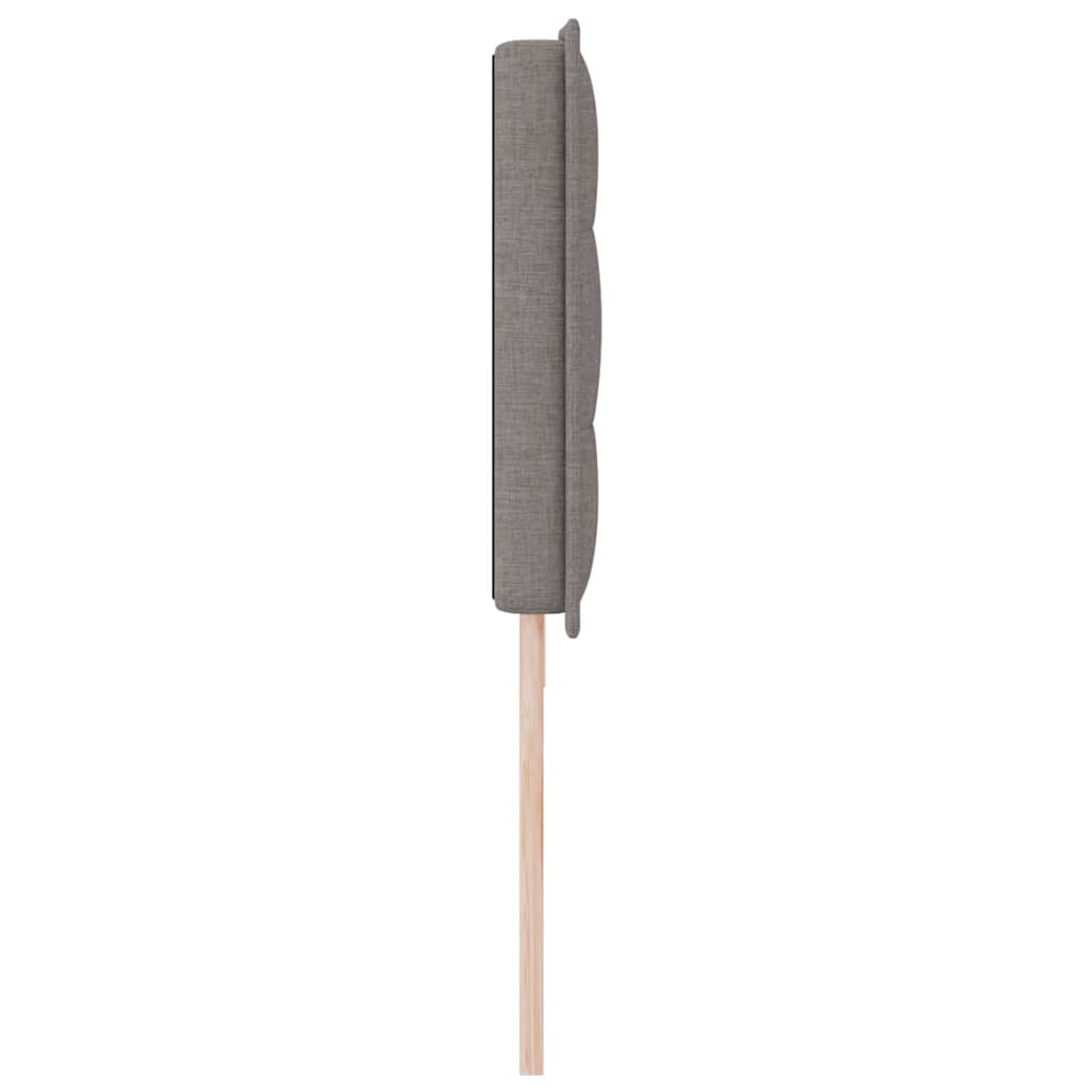 Hovedgærde Gråbrun 200 cm Stof
