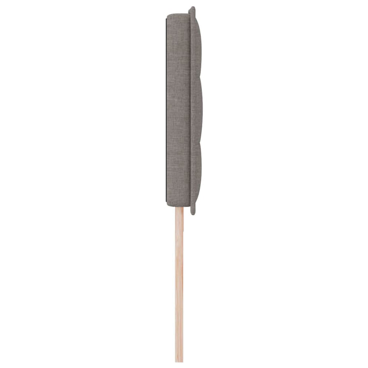 Hovedgærde Gråbrun 200 cm Stof