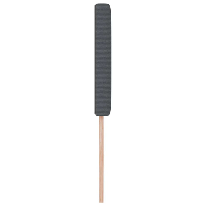Hovedgærde Mørkegrå 100 cm Velourstof