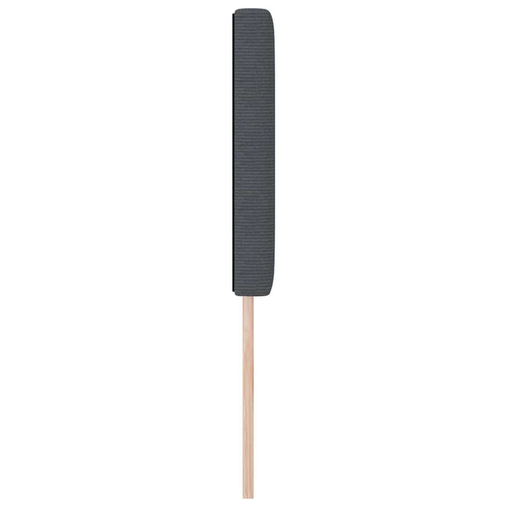 Hovedgærde Mørkegrå 160 cm Velourstof