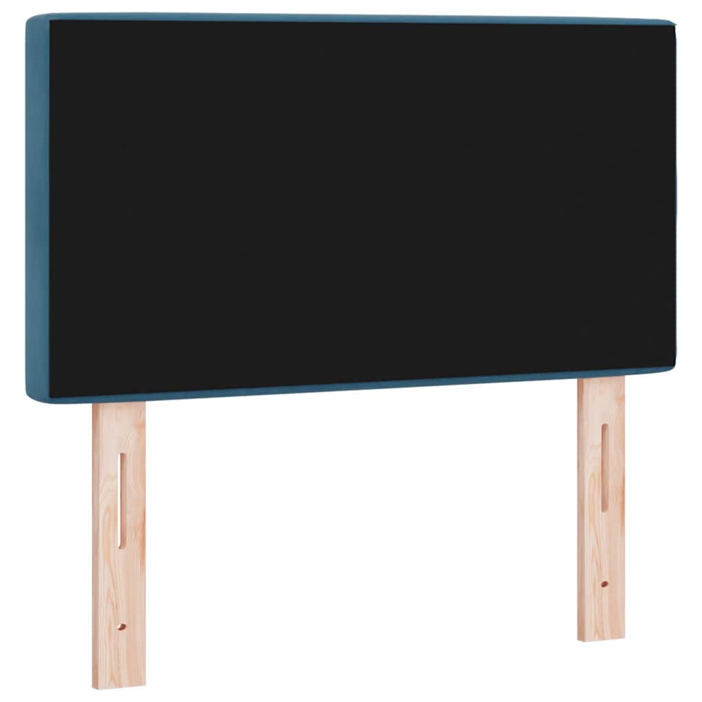 Hovedgærde Mørk blå 80 cm Fløjl