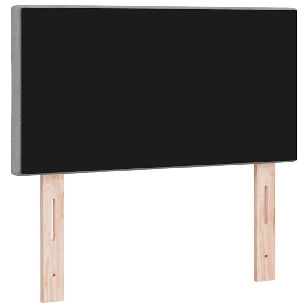 Hovedgærde Lysegrå 80 cm Stof