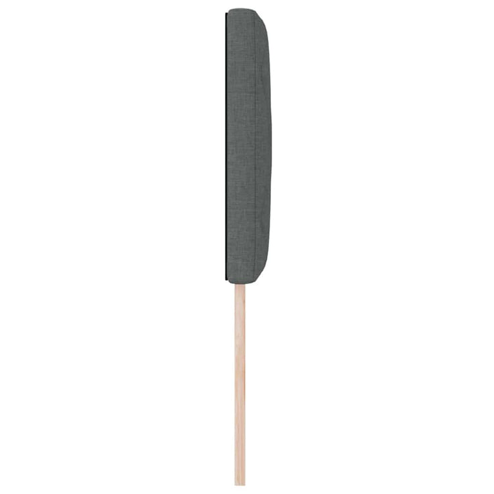 Hovedgærde Mørkegrå 80 cm Stof