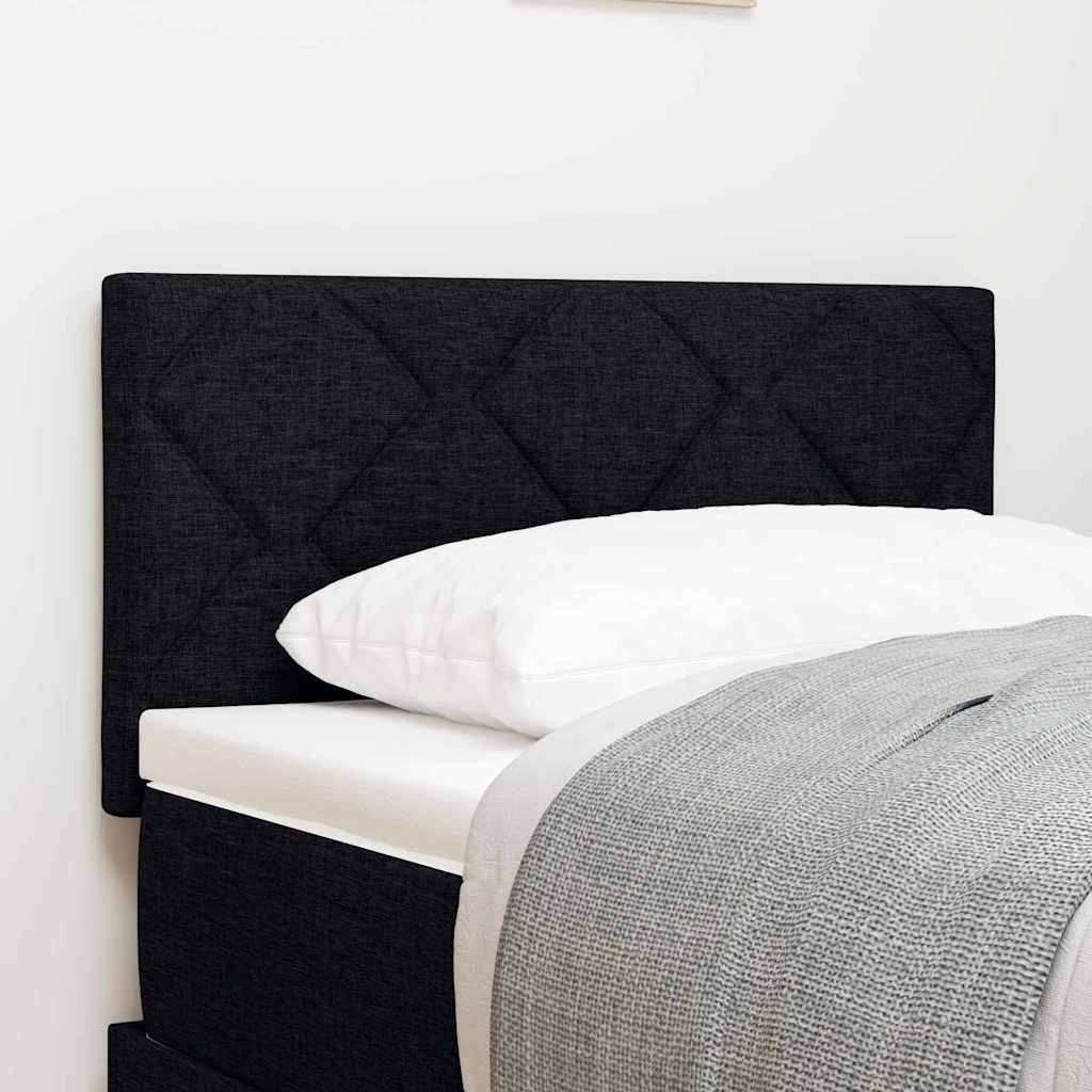 Hovedgærde Sort 80 cm Stof