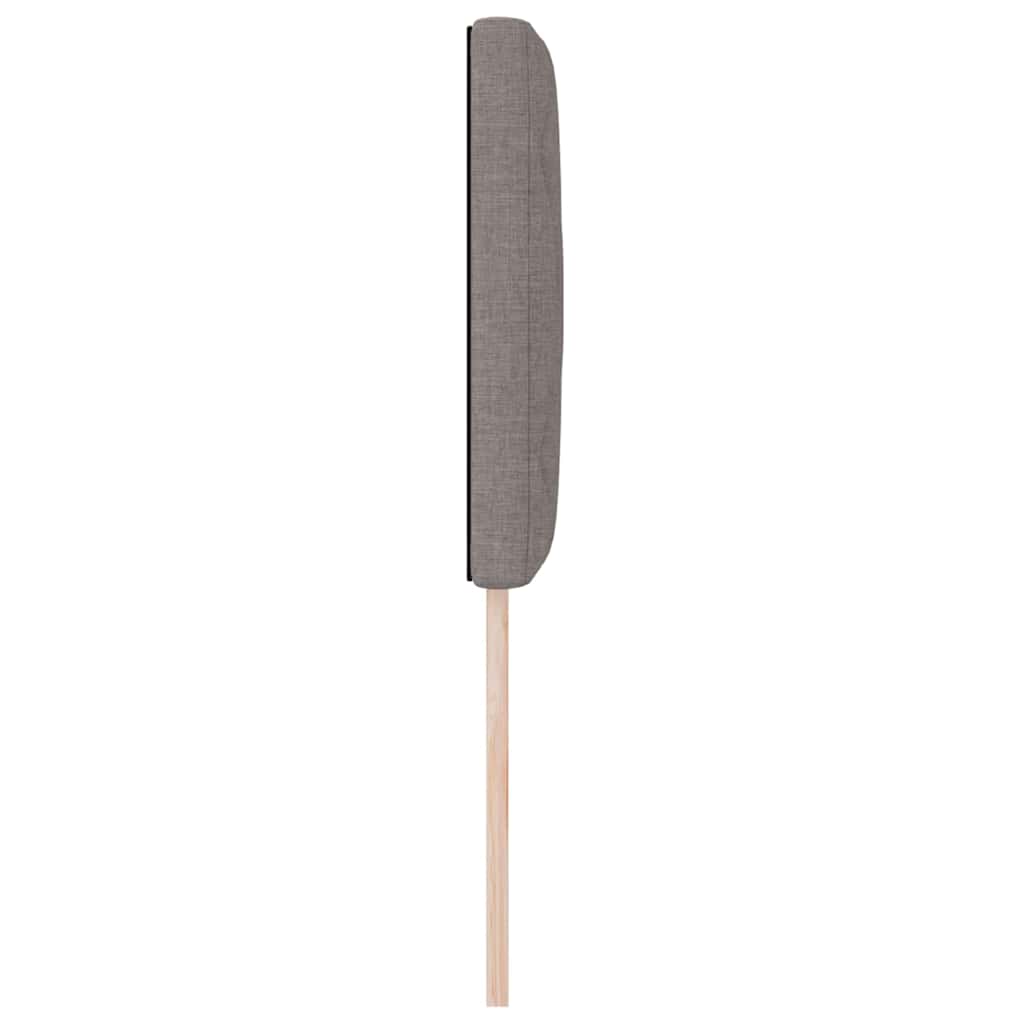 Hovedgærde Gråbrun 80 cm Stof