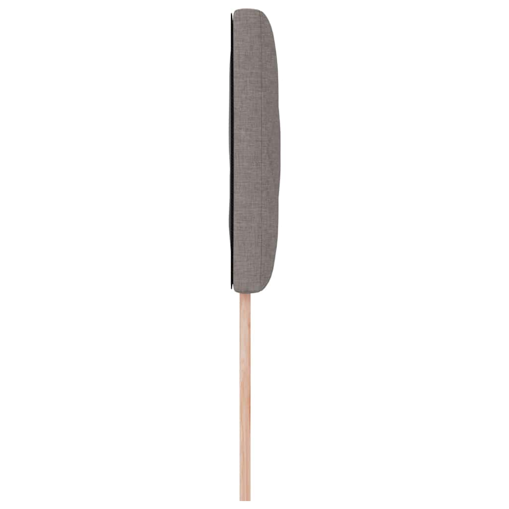 Hovedgærde Gråbrun 90 cm Stof