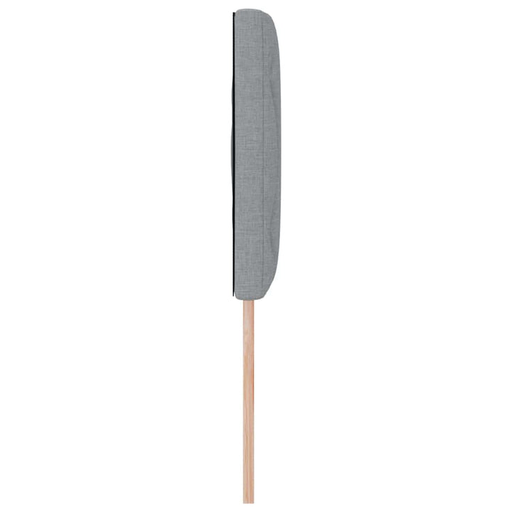 Hovedgærde Lysegrå 144 cm Stof