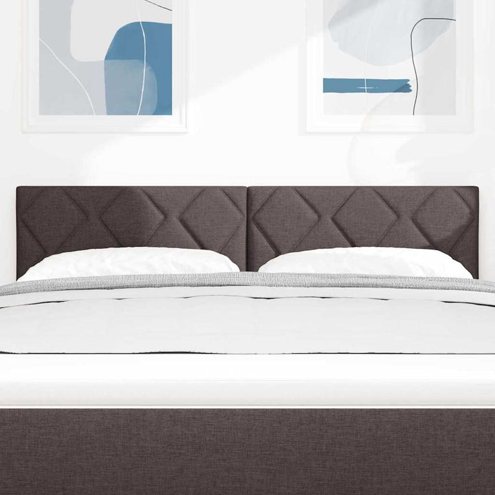 Hovedgærde Mørk Brun 144 cm Stof