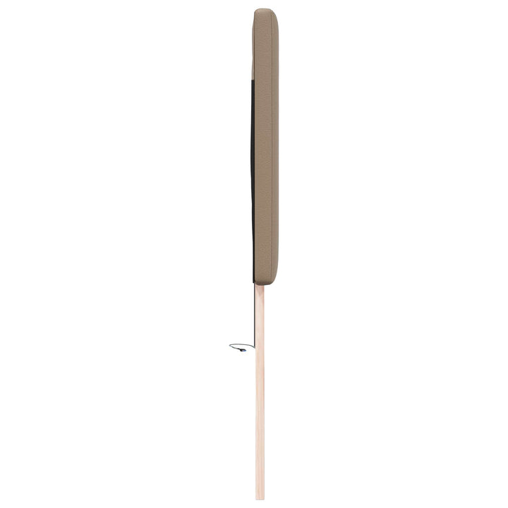 LED sengegavl Cappuccino 180 cm Faux læder