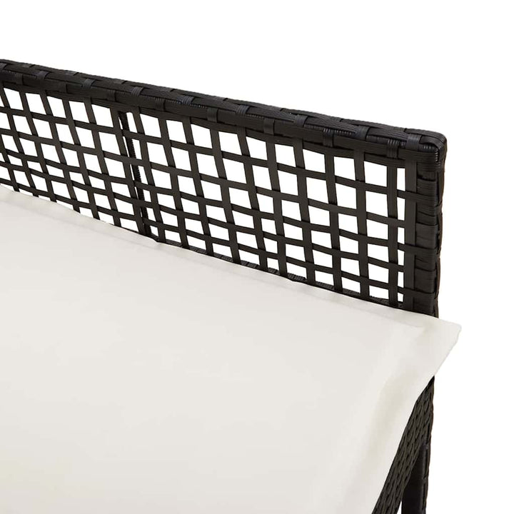 Have Stol 2 stk. Sort polyrattan