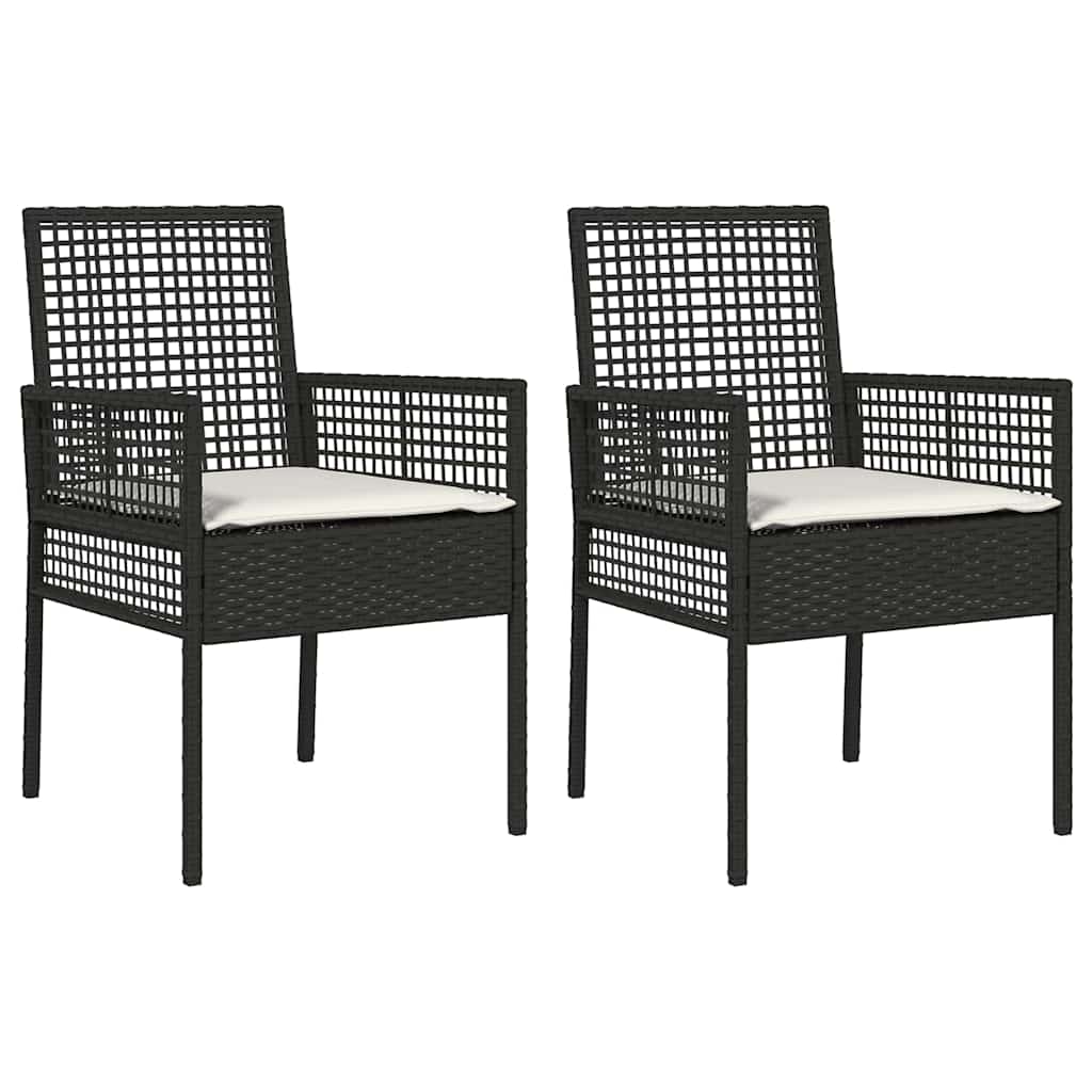 Have Stol 2 stk. Sort polyrattan