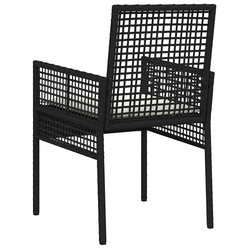 Have Stol 2 stk. Sort polyrattan
