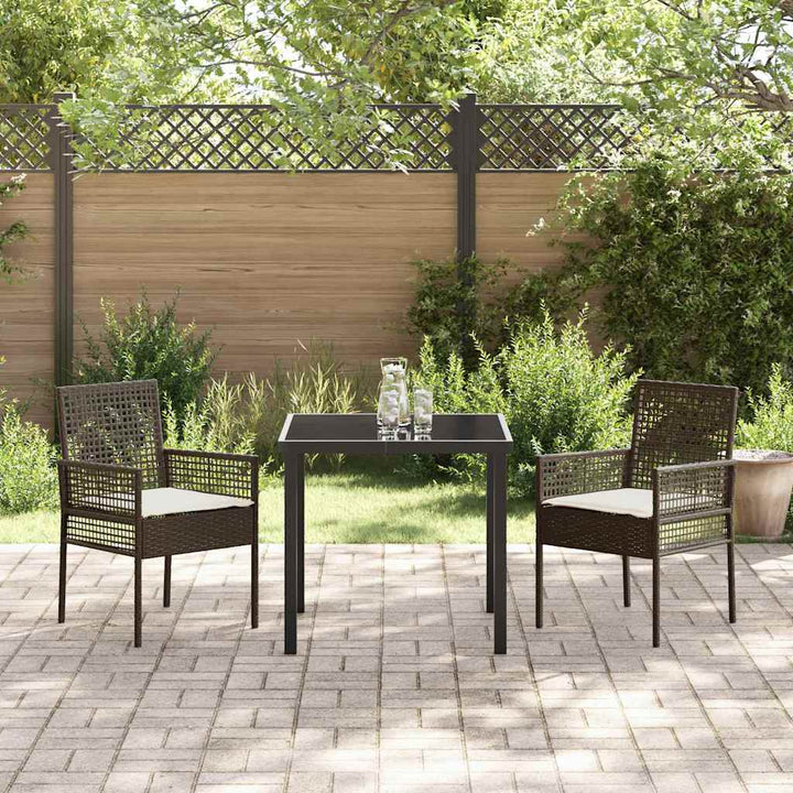 Have Stol 2 stk. Brun polyrattan