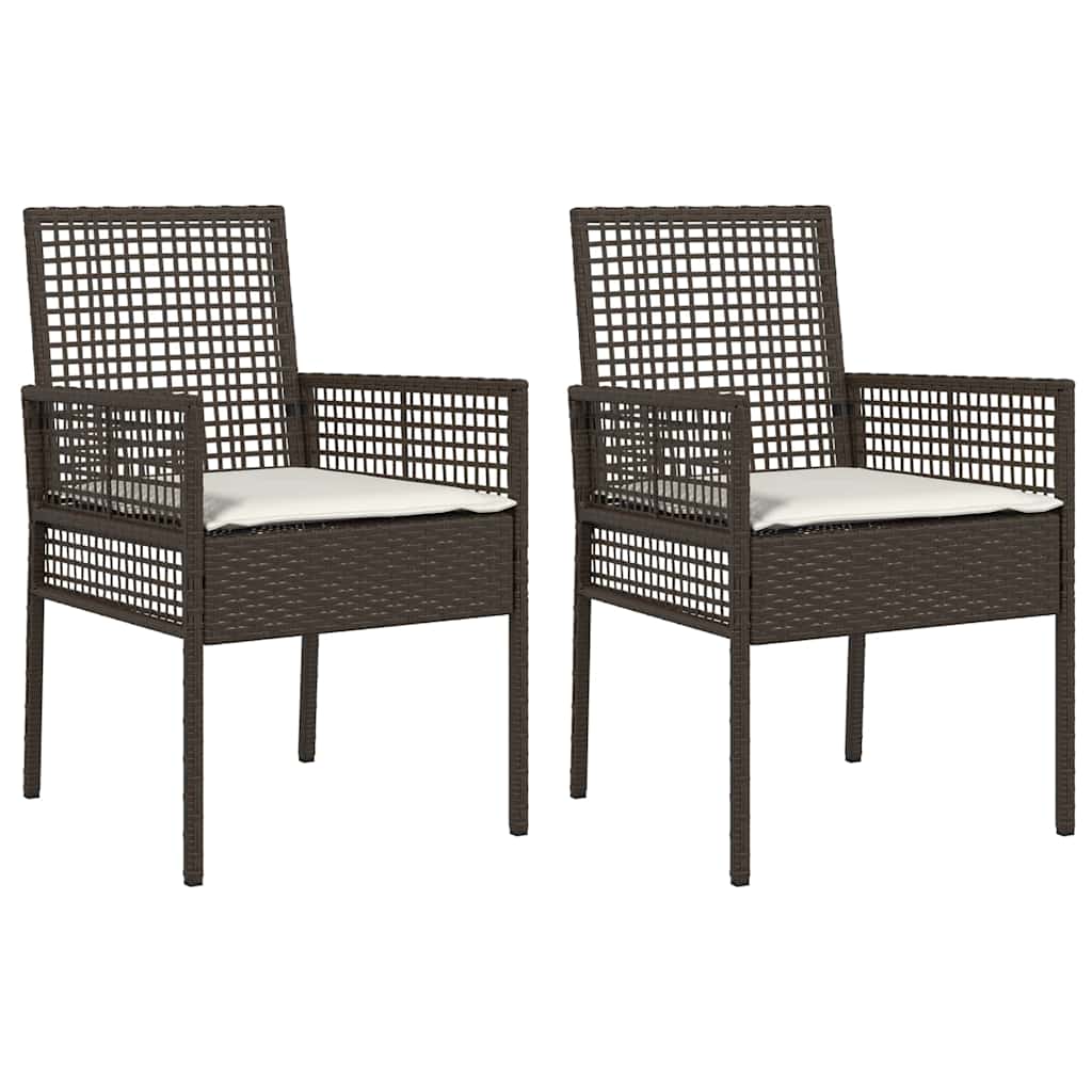 Have Stol 2 stk. Brun polyrattan