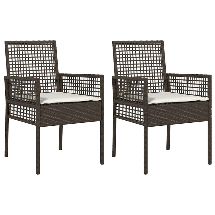 Have Stol 2 stk. Brun polyrattan