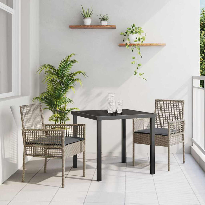 Have Stol 2 stk. Grå polyrattan