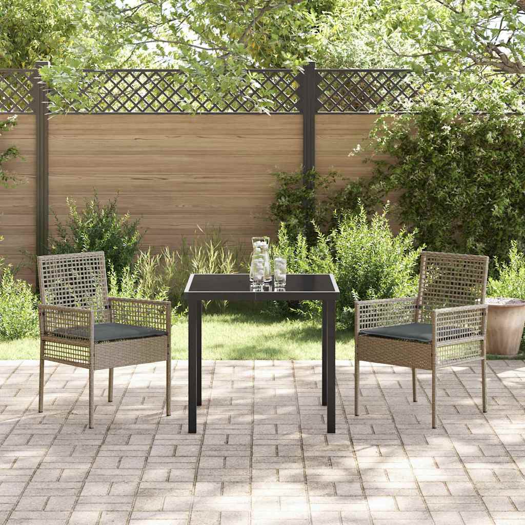 Have Stol 2 stk. Grå polyrattan