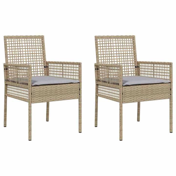 Have Stol 2 stk. Beige polyrattan