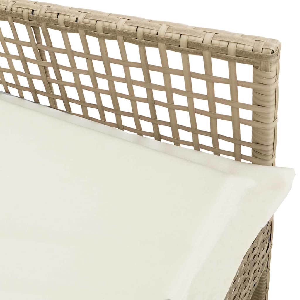 Have Stol 2 stk. Beige polyrattan