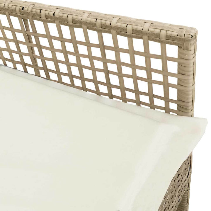 Have Stol 2 stk. Beige polyrattan