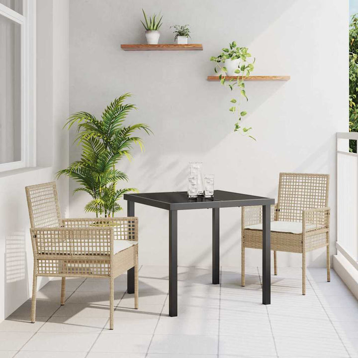 Have Stol 2 stk. Beige polyrattan