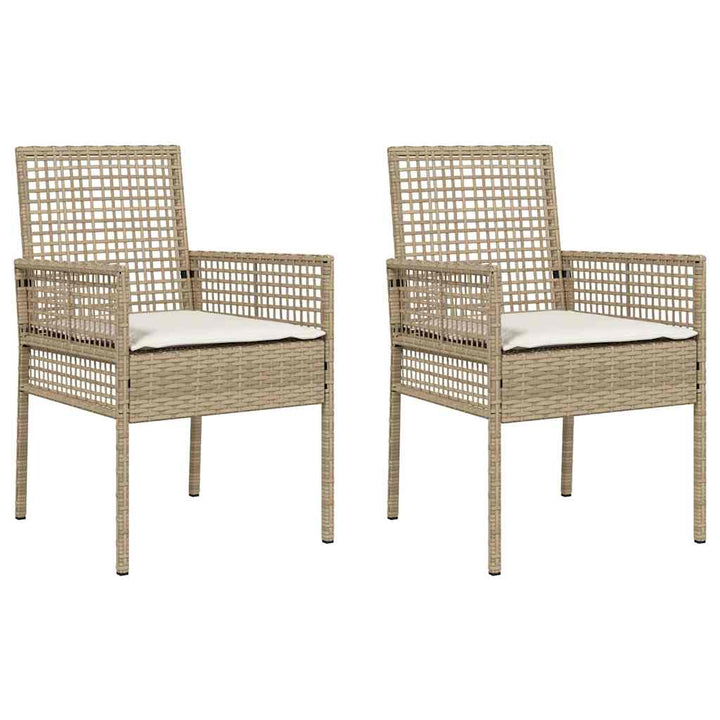 Have Stol 2 stk. Beige polyrattan