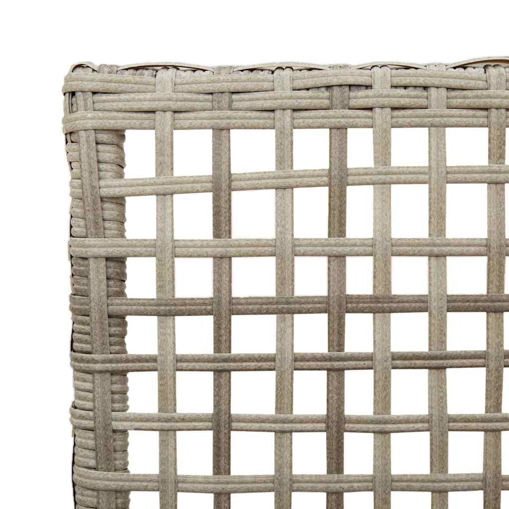 Have Stol 2 stk. Lysegrå polyrattan