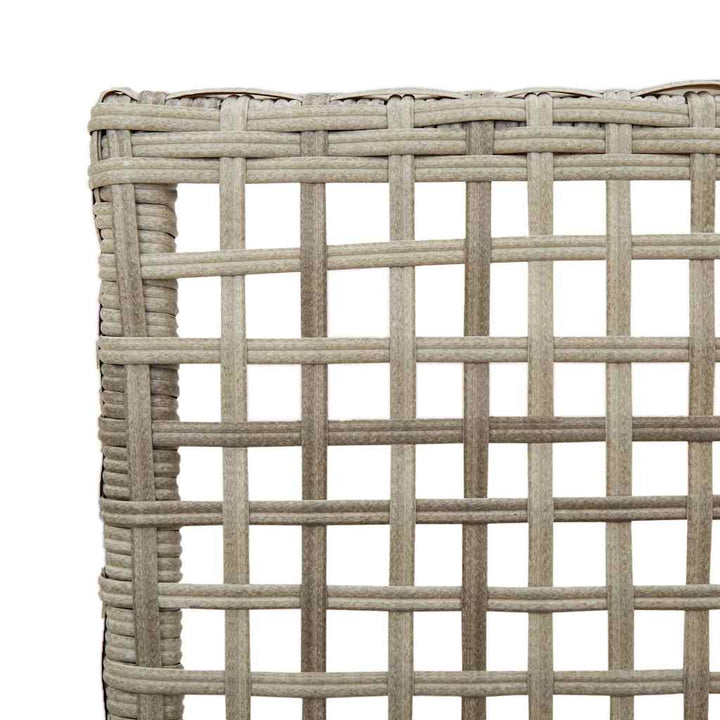 Have Stol 2 stk. Lysegrå polyrattan