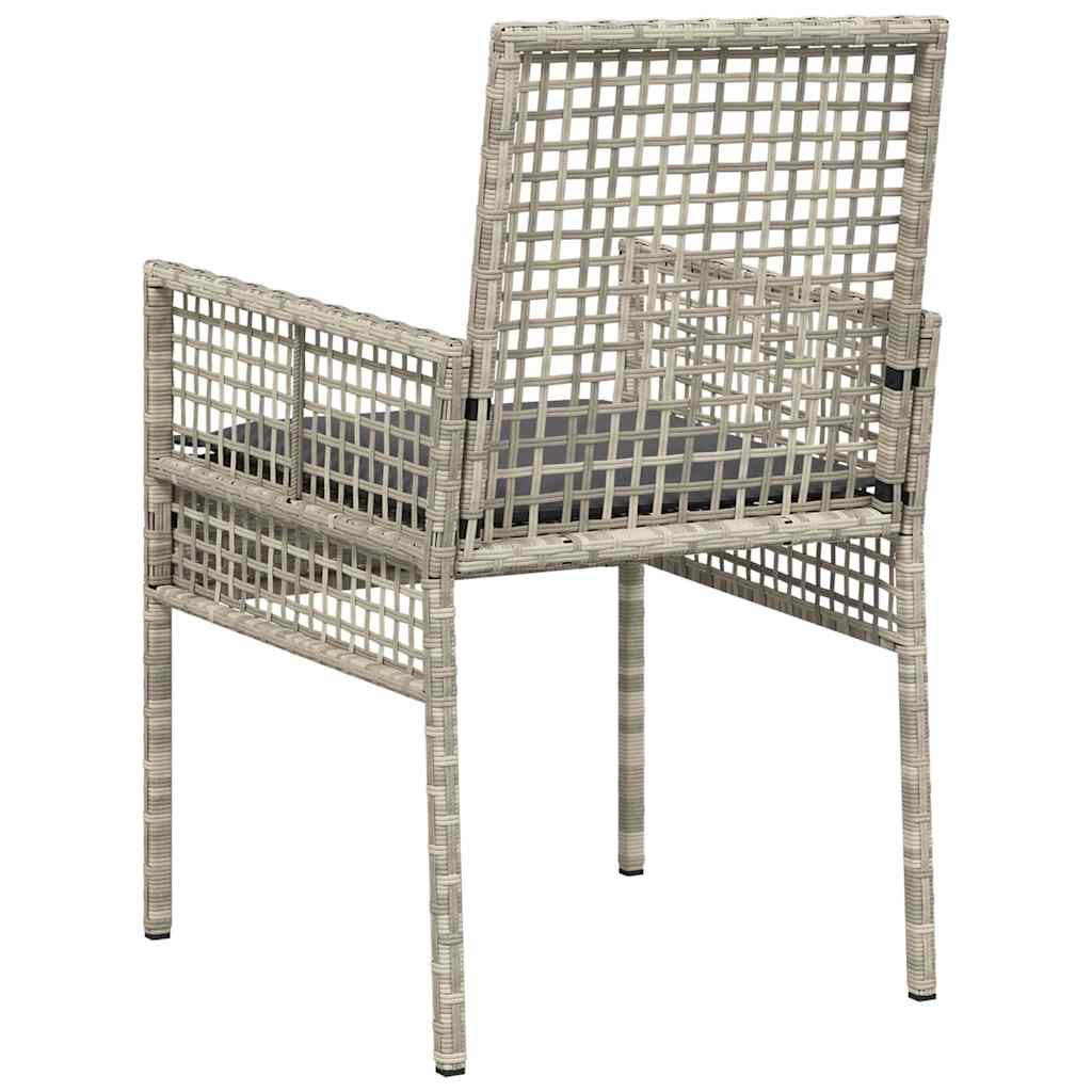 Have Stol 2 stk. Lysegrå polyrattan
